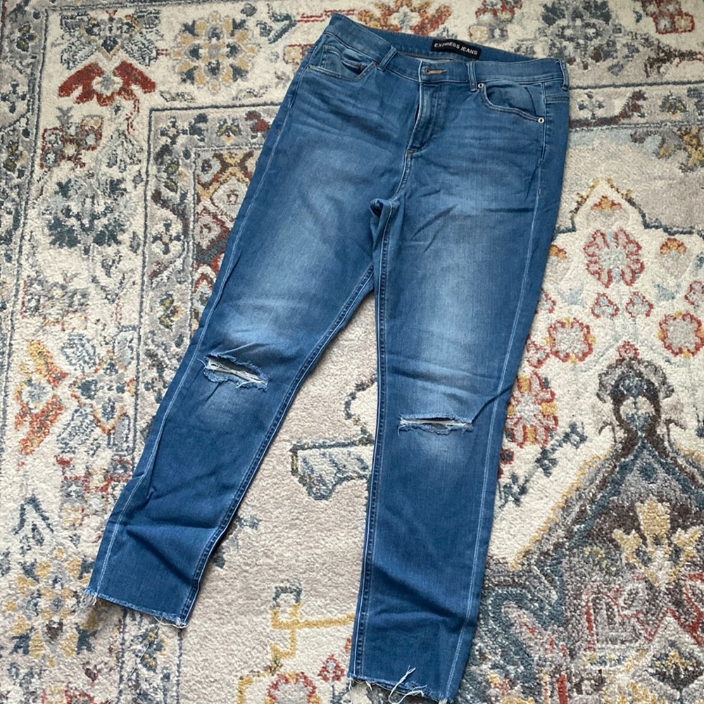 Express high waisted, skinny, jean